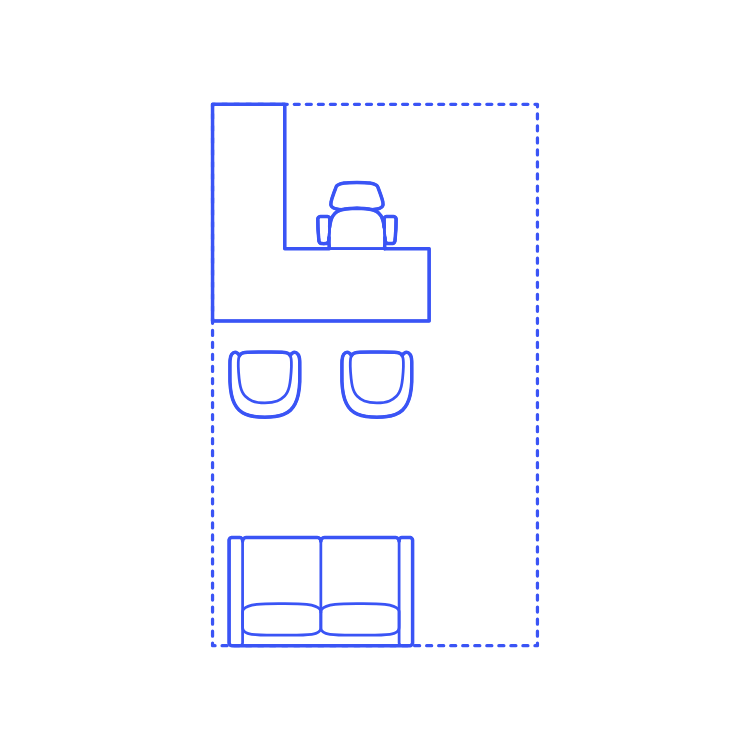 Layouts Private Offices L Shape Center Lounge Craft Design Svg File Free Vectors